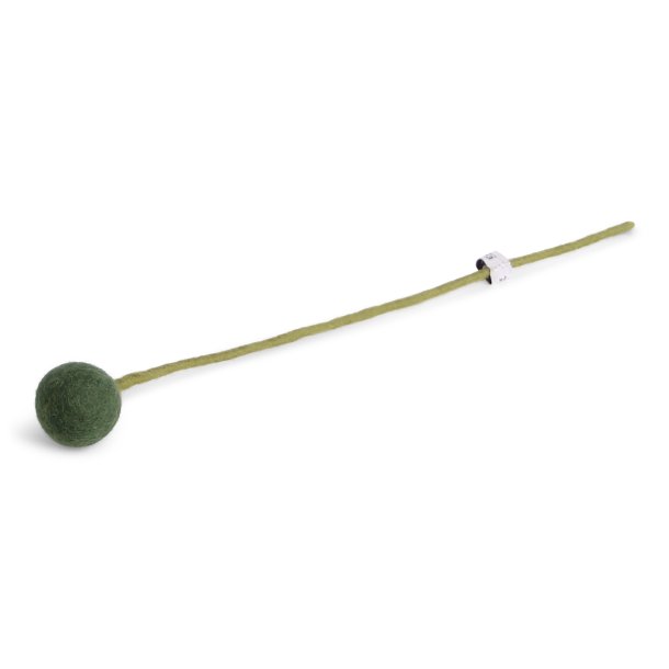 Gry &amp; Sif FELT FLOWER DARK GREEN BIG