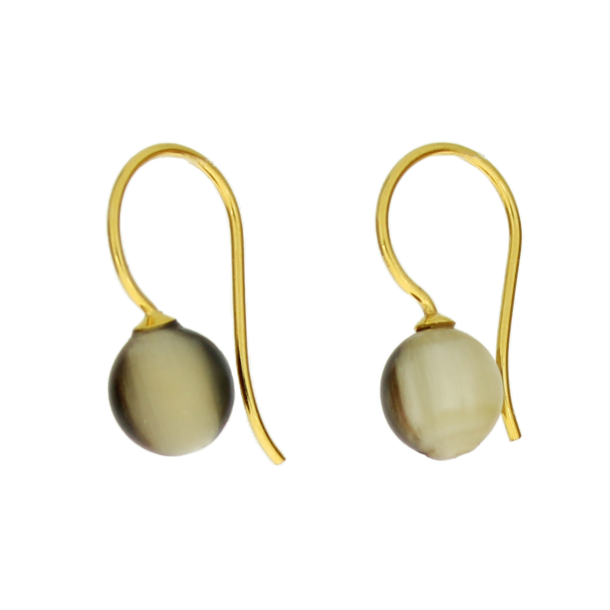 Pearl Ohrhnger vergoldet 8