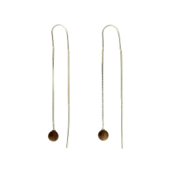 Pearl Ohrringe Kette Silber 6