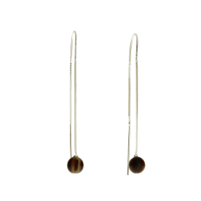 Pearl Ohrringe Kette Silber 8