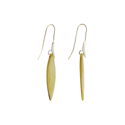 Leaf Ohrringe Silber Single