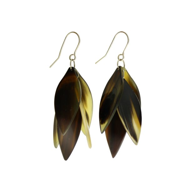 Leaf Ohrringe Silber 5 