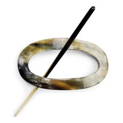 Haarspange Oval