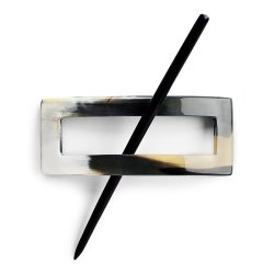 Haarspange Stab Rechteck Klein