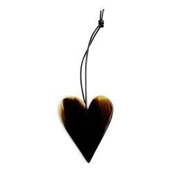 Weihnachtsdekoration Herz aus Horn