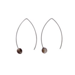 Pearl Drop Ohrstecker Silber 6 mm