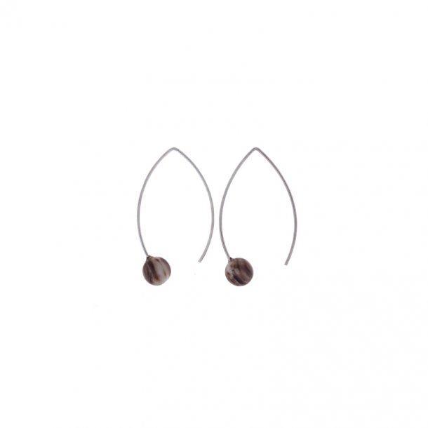 Pearl Drop Earring Silver 8