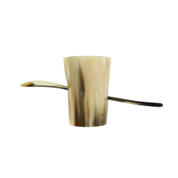 Eierbecher mit Loch &amp; Eierlffel