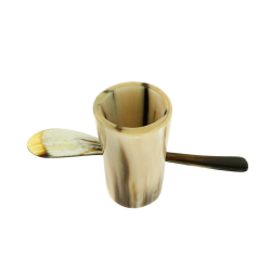 Eierbecher mit Loch &amp; Eierlffel