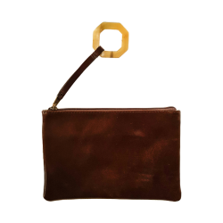 Fabrikant Tasche Clutch 1 Braun