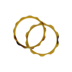 Horn bracelet gear wheel