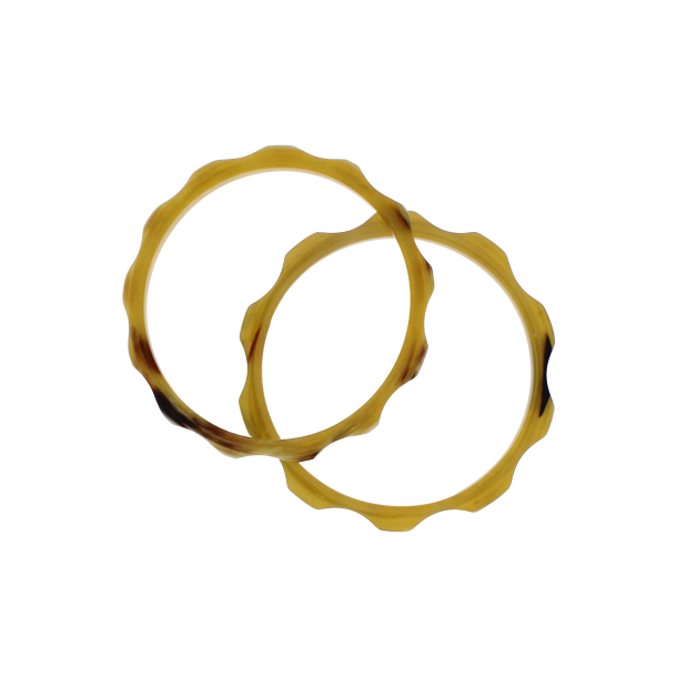 Horn bracelet gear wheel