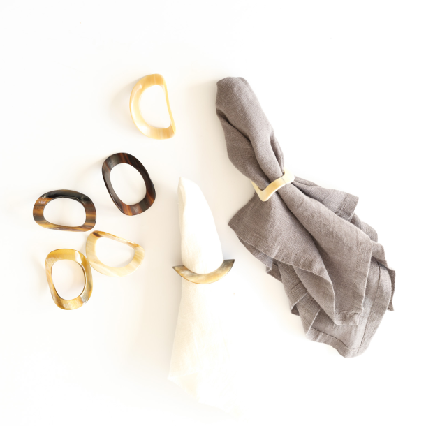 Hornserviettenring Circle