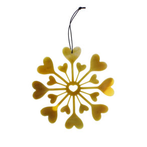 Horn Schneeflocke gross assortiert