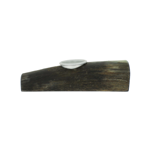 Horn Kerzenhalter horizontal