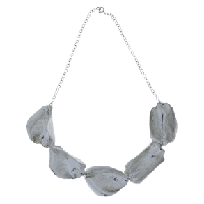 Flora rose halssmykke forslvet