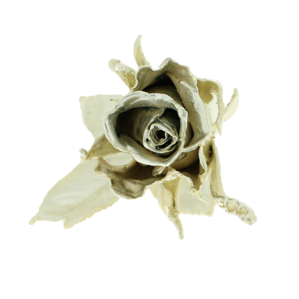 Flower Rose Silver
