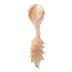 Perlmutt-Kaviarlffel Blume Rosa