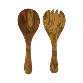 Fabrikant salatbestik oliventr� bred