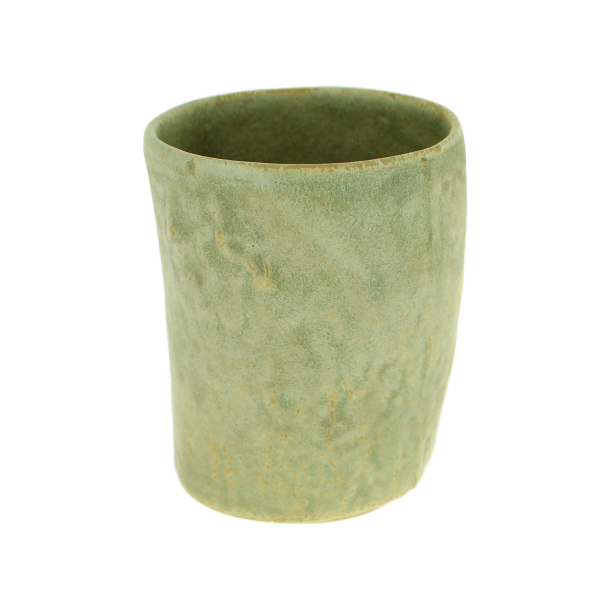 Stoneware Mug Horn Green