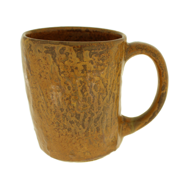 Stoneware Mug Handle Horn Rust