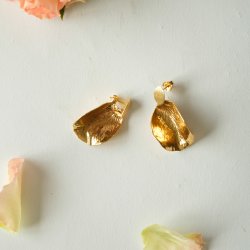 Flora rose restikker blad forgyldt