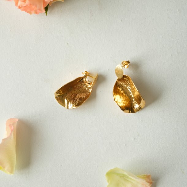 Flora rose restikker blad forgyldt