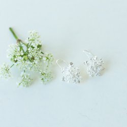 Flora Wilde Mhre Ohrhnger Versilbert