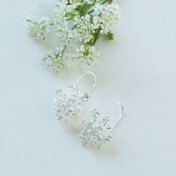 Flora Wilde Mhre Ohrhnger Versilbert