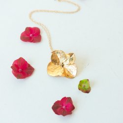 Flora Hortensia vedhng forgyldt