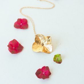 Flora Hortensia vedhng forgyldt