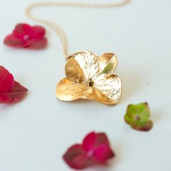 Flora Hortensia vedhng forgyldt