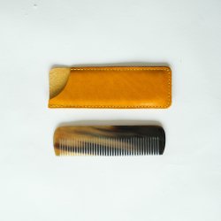 Horn Kamm Normal Inkl. Lederetui