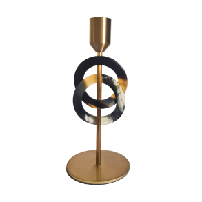 Kerzenhalter mit Horn