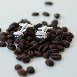 Manchetknap kaffebnne forslvet