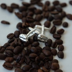 Manchetknap kaffebnne forslvet