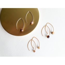 Pearl Drop Ohrstecker Silber 6 mm