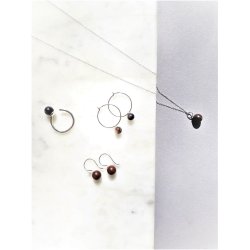 Pearl Silber Ohrhnger 