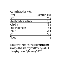 Svendborg Sennepsfabrik Sennep Cognac