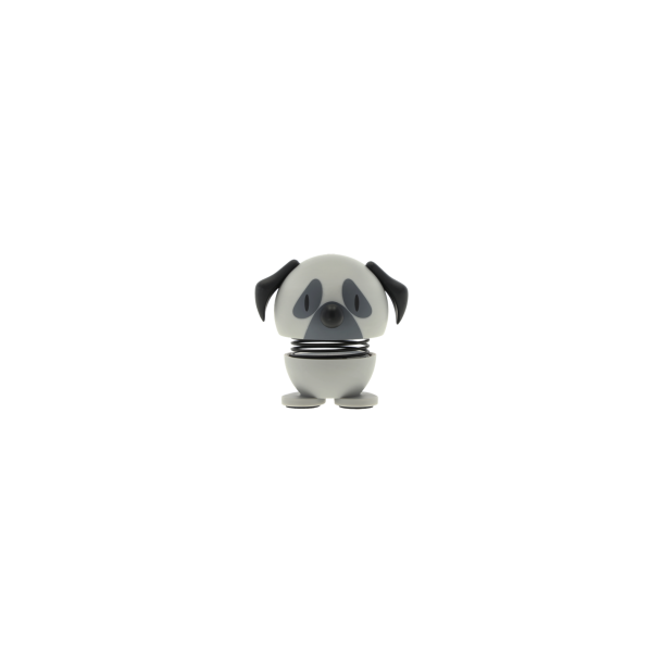 Hoptimist Pug XS Grey